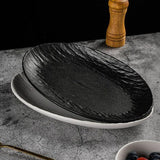 10 Inch Tree Pattern Dan Shaped Fish Plate