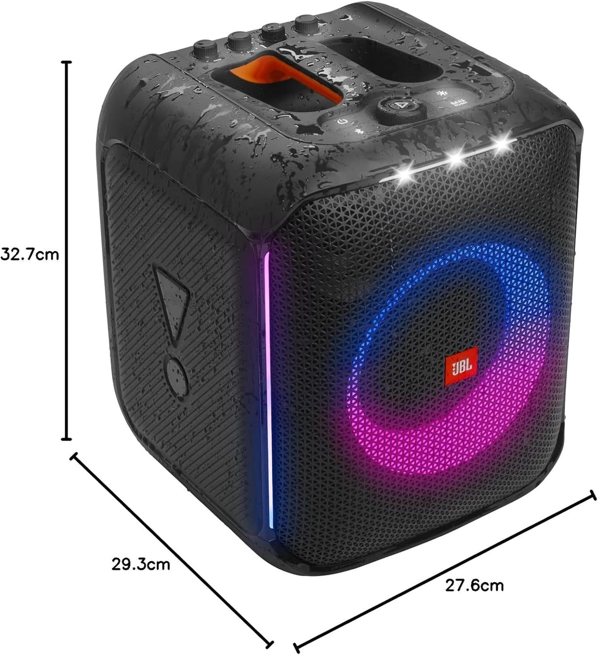 JBL Partybox Encore Essential Bluetooth Portable Party Speaker, Black