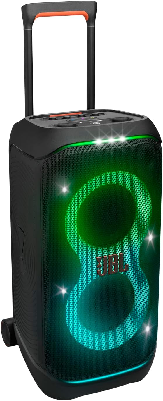 JBL PartyBox Stage 320 Bluetooth Portable Party Speaker, Black