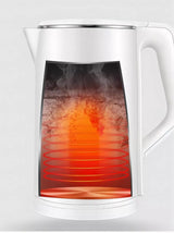 Chigo Electric Kettle For Boiling Water, 100% Stainless Steel Filter, 1.8L/1500W - White